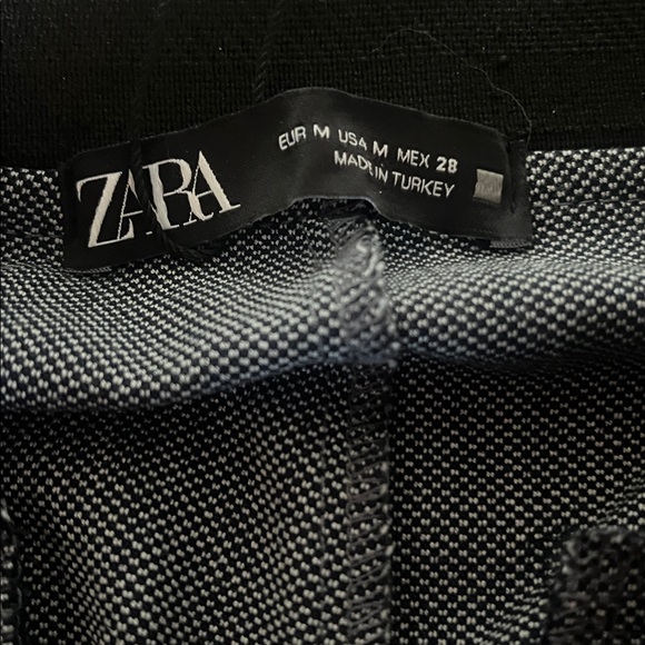 Zara dress blue slim fit pants, Size M NWT - Picture 3 of 8